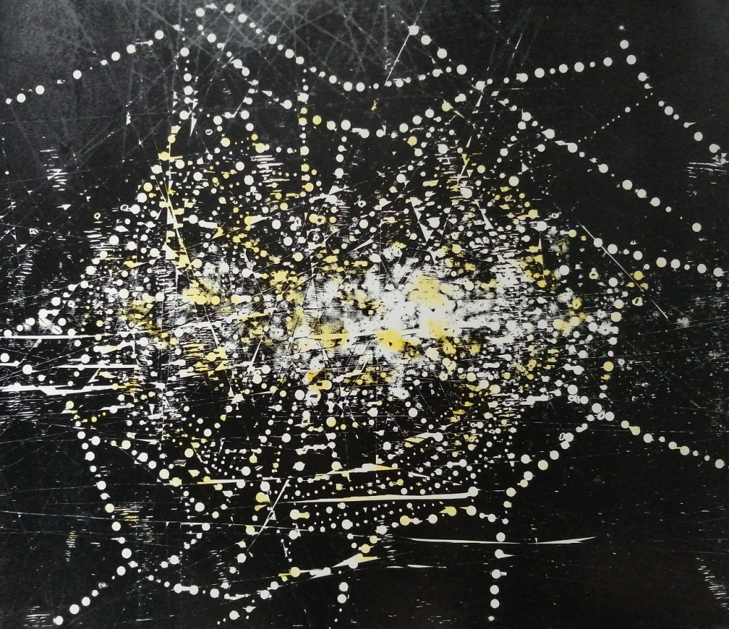 15-3. Паутина. Лист V. 2020. Цветная обрезная ксилография. 60×70.jpg