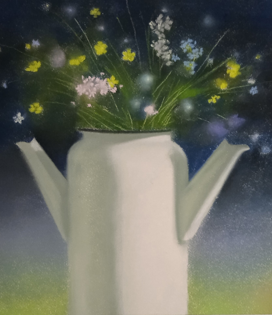 11-1. Утро. 2020. Бумага, пастель. 42×39.jpg