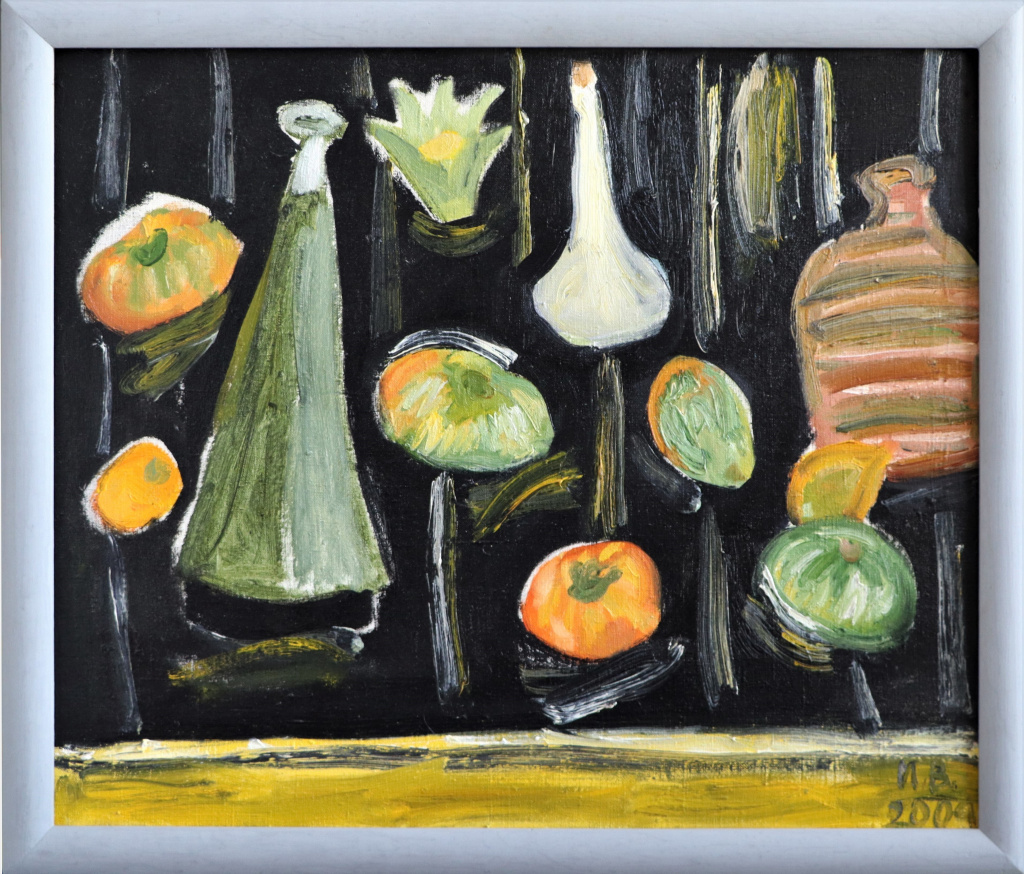 3. На чёрном. 2004. Холст, масло. 60×70.jpg